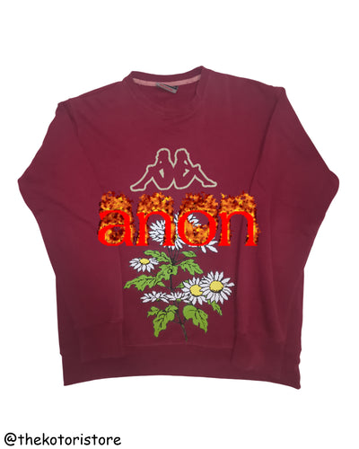 #4 RED KAPPA FLOWER SWEATER