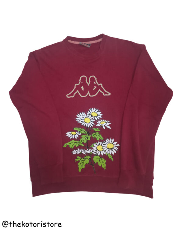 #4 RED KAPPA FLOWER SWEATER