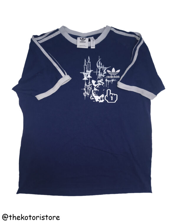 #10 Y2K MARINE BLUE ADIDAS SHIRT